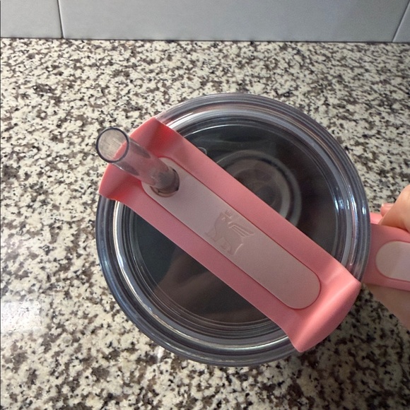 Stanley Pink and Cream Gradient Tumbler with Straw - Picture 2 of 3